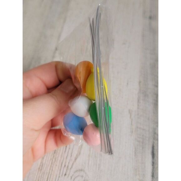 Rainbow colorful balloon accessory Village sets Xmas - Picture 3 of 5